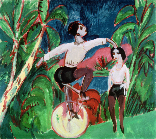 Unicycle Rider von Ernst Ludwig Kirchner