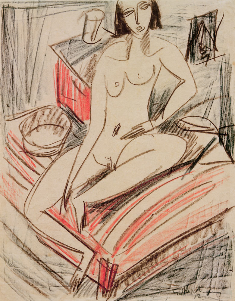 Weiblicher Akt von Ernst Ludwig Kirchner