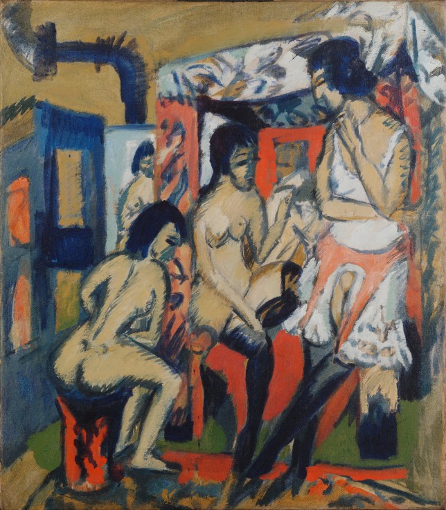Akte im Atelier von Ernst Ludwig Kirchner
