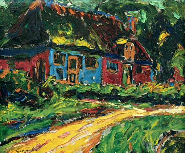 Altes Haus auf Fehmarn von Ernst Ludwig Kirchner