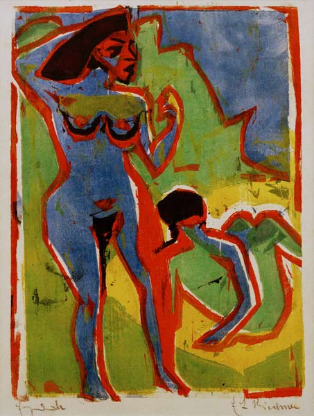 Badende Frauen von Ernst Ludwig Kirchner
