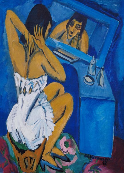 Bei der Toilette von Ernst Ludwig Kirchner