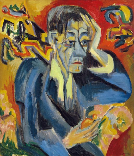 Bildnis des Dichters Leonhard Frank von Ernst Ludwig Kirchner