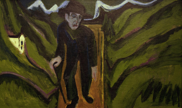Der Wanderer von Ernst Ludwig Kirchner