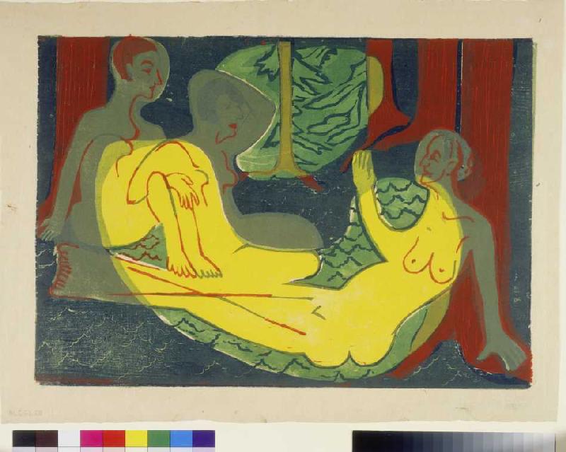 Drei Akte im Walde von Ernst Ludwig Kirchner