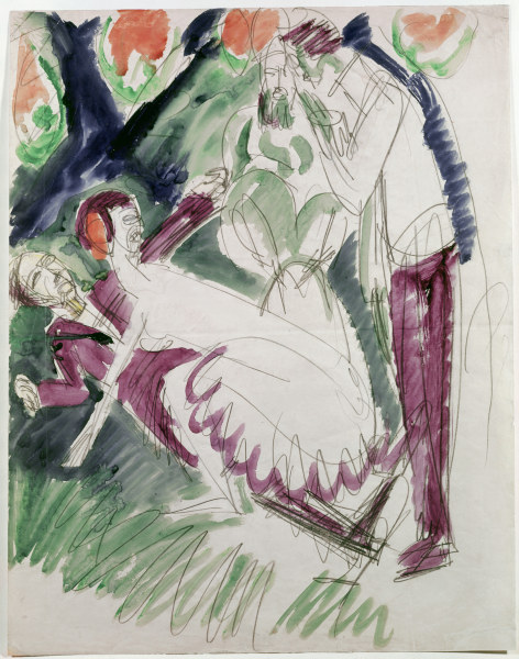 Pantomime Reimann II von Ernst Ludwig Kirchner