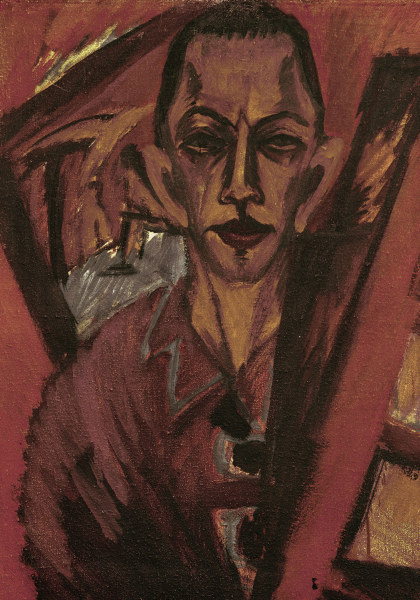 Selbstbildnis von Ernst Ludwig Kirchner