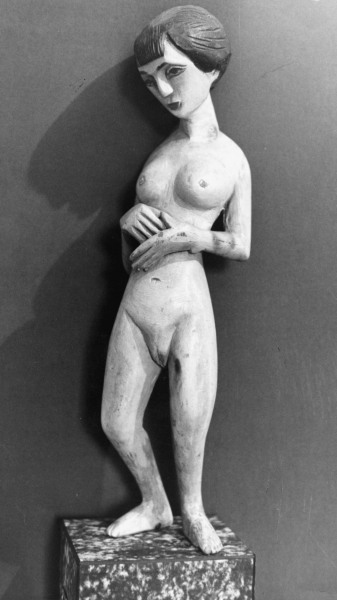 Stehender weiblicher Akt von Ernst Ludwig Kirchner