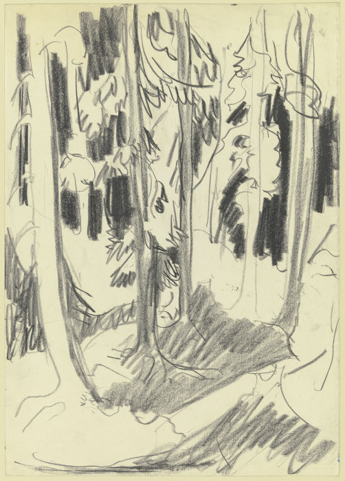 Tannenwald von Ernst Ludwig Kirchner