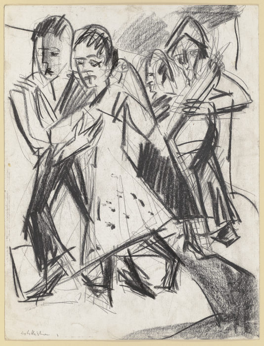 Tanzende Bauern von Ernst Ludwig Kirchner