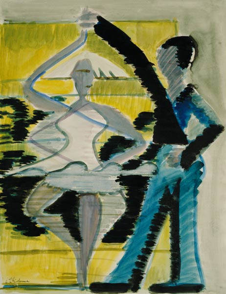 Tanzpaar (Drehende Tänzerin) von Ernst Ludwig Kirchner