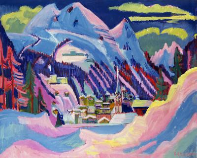 Davos im Winter 1921