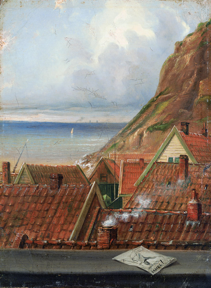 View from a Window of Helgoland von Ernst Wilh. Dietrich Willers