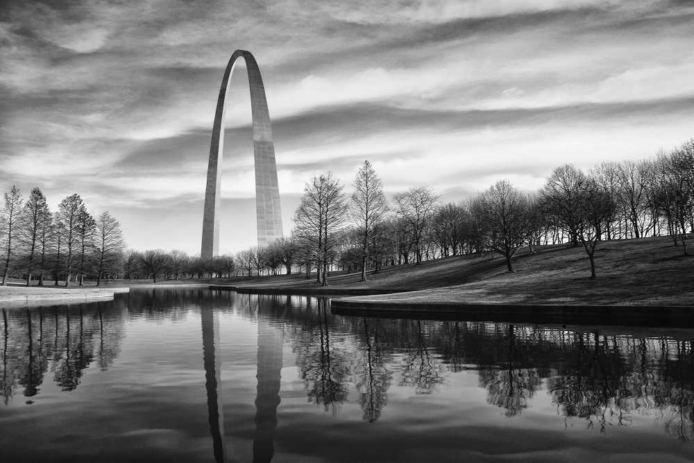 St Louis Arch von Errick Cameron