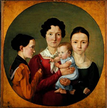 The Sisters Malvine (1811-85), Hermine (1801-52), Adelheid (1824-82) and Ida Speckter (1809-94) von Erwin Speckter