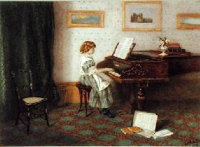 At the Piano 1876  on
