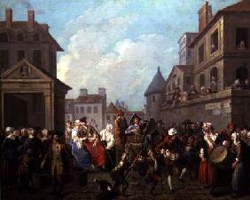Street Carnival in Paris 1757