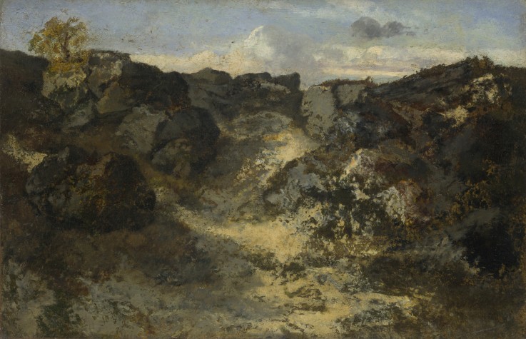 Berglandschaft von Etienne-Pierre Théodore Rousseau