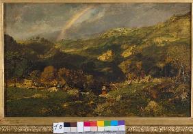 Landschaft nach dem Gewitter um 1840