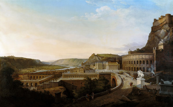Ansicht von Wien in der Römerzeit von Etienne Rey