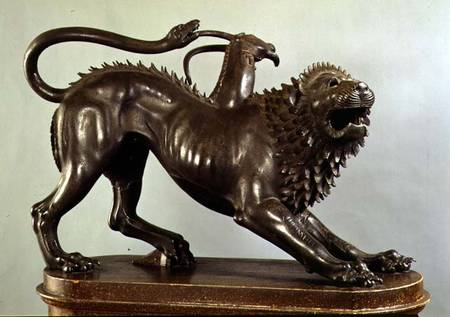 The Wounded Chimera of Bellerophon  (for detail see 104199) von Etruscan