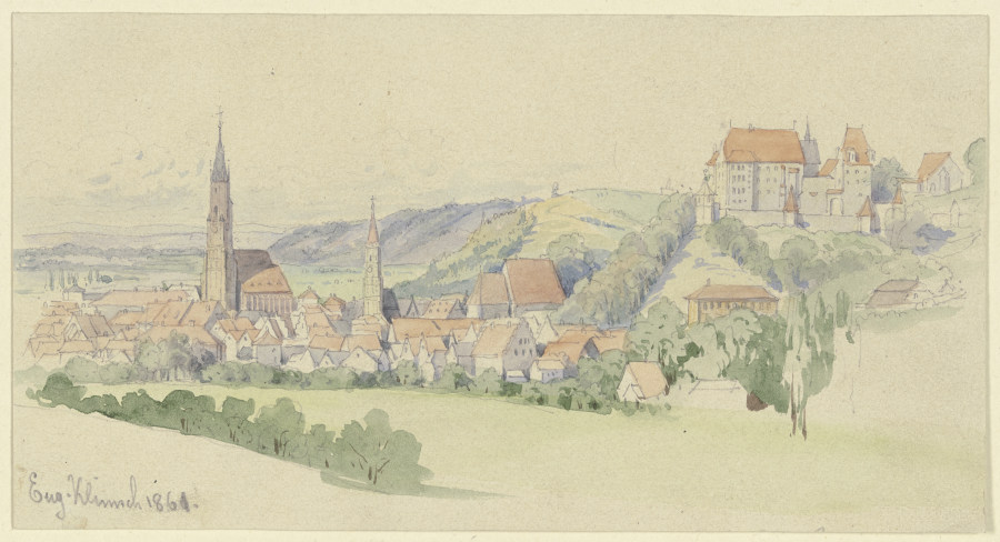 Ansicht von Landshut von Eugen Klimsch