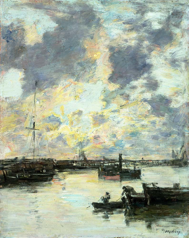 The Port von Eugène Boudin