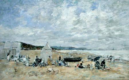 Beach Scene von Eugène Boudin