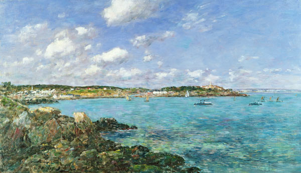 The Bay of Douarnenez von Eugène Boudin