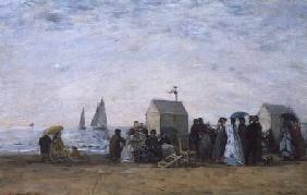 The Beach at Trouville 1867