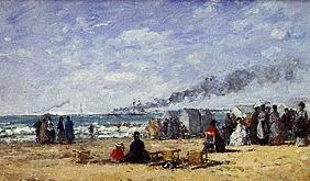 Strandleben in Trouville 1868