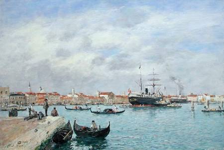 View of Venice von Eugène Boudin
