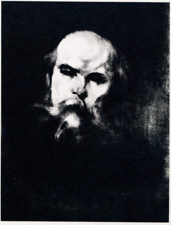 Porträt von Dichter Paul Verlaine (1844-1896) von Eugène Carrière