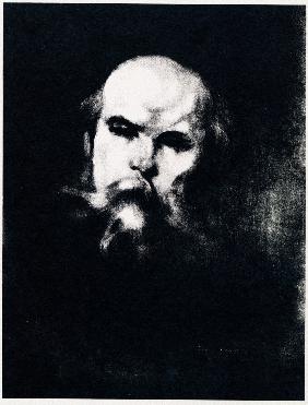 Porträt von Dichter Paul Verlaine (1844-1896) 1896