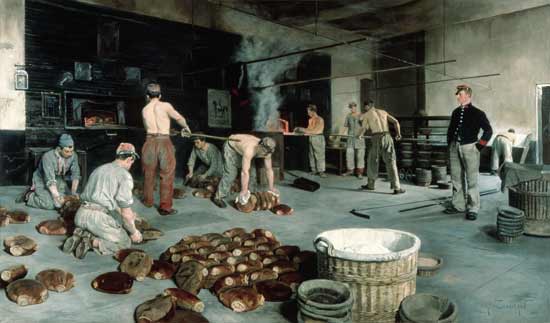 Französische Militärbäckerei (Pain de munition) von Eugène Chaperon