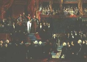Louis-Philippe (1773-1850) is sworn in as king before the Chamber of Deputies 9th August