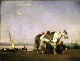 On the bank of the Nile 1871