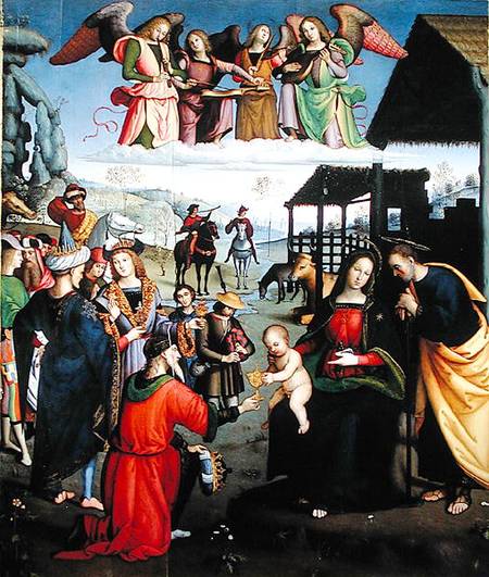 Adoration of the Magi von Eusebio  da San Giorgio