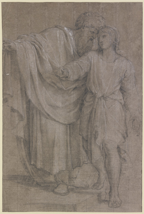 Jakob mit seinem Sohn Joseph von Eustache Le Sueur