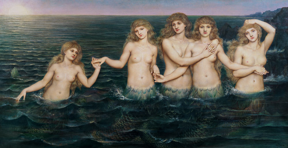 The Sea Maidens von Evelyn de Morgan