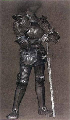 Study of Armour for 'Life and Thought Have Gone Away' c.1893