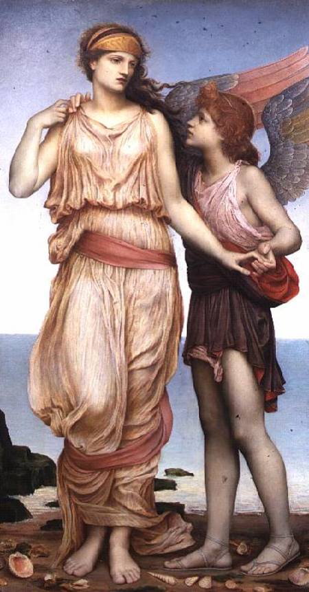 Venus and Cupid von Evelyn de Morgan