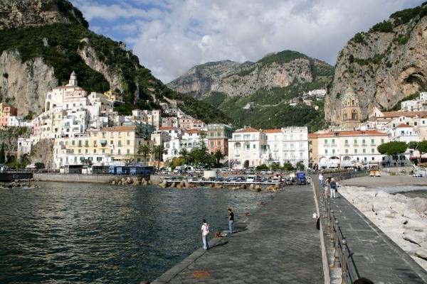 Amalfi Hafen von Evelyn Taubert