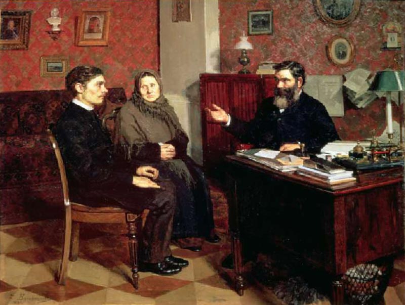 Beim reichen Verwandten 1891 von Evgeniy Iosipovich Bukovetsky