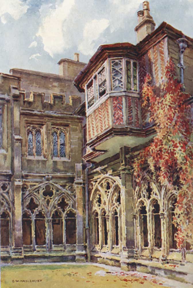 Anne Boleyns Fenster, Deans Cloisters von E.W. Haslehust