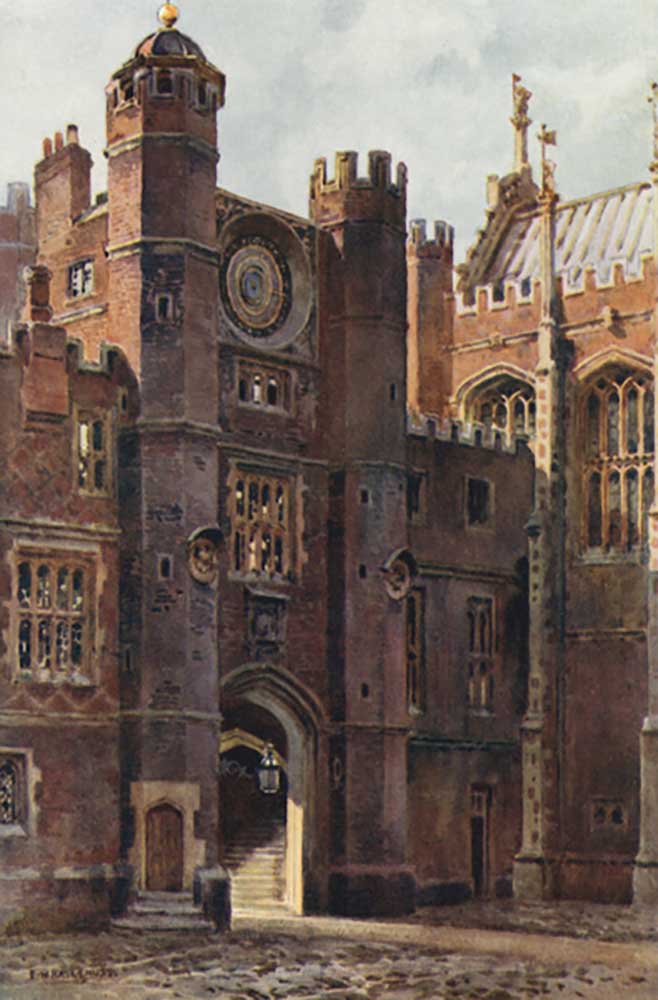 Anne Boleyns Tor, Clock Court von E.W. Haslehust