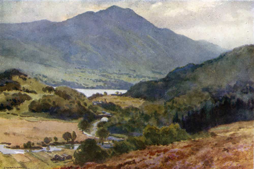 Ben Venue und Loch Achray, Trossachs von E.W. Haslehust