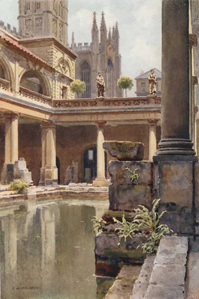 Das römische Bad von E.W. Haslehust
