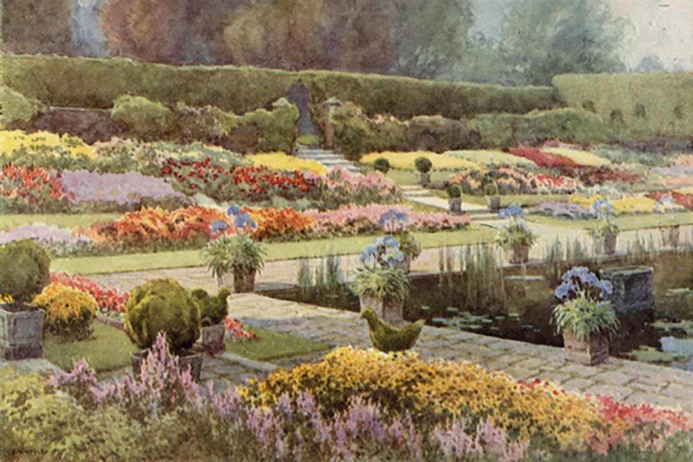 Der versunkene Garten, Kensington Palace von E.W. Haslehust