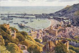 Dover Harbour von der Burg 0